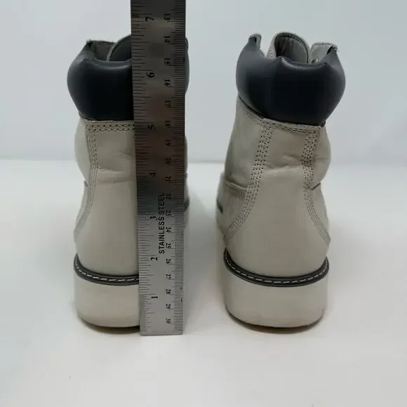 Timberland Boots Women's 8.5 Sensorflex White Ankle Boot Preppy Winter Style - Picture 7 of 13